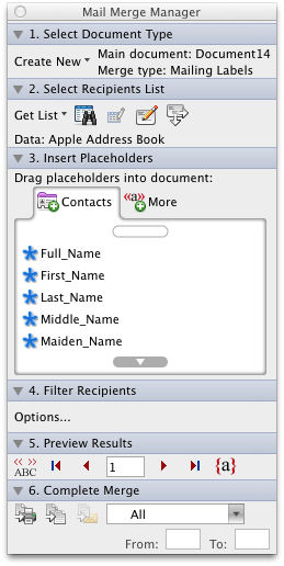 Mail merge labels microsoft word for mac download